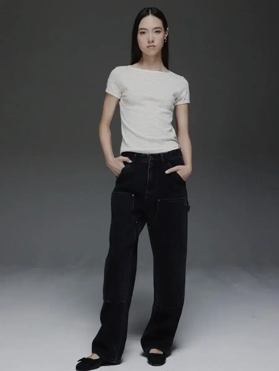 Glowny 글로니 청바지 cooper jeans 쿠퍼 진 카펜터 팬츠